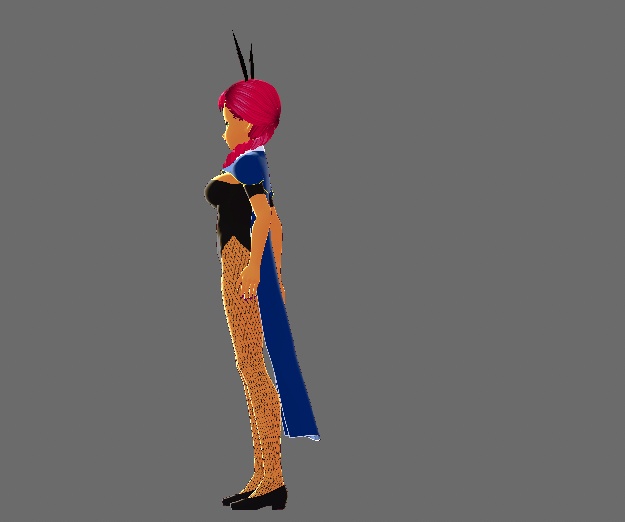 Royal Blue Mantle with tie