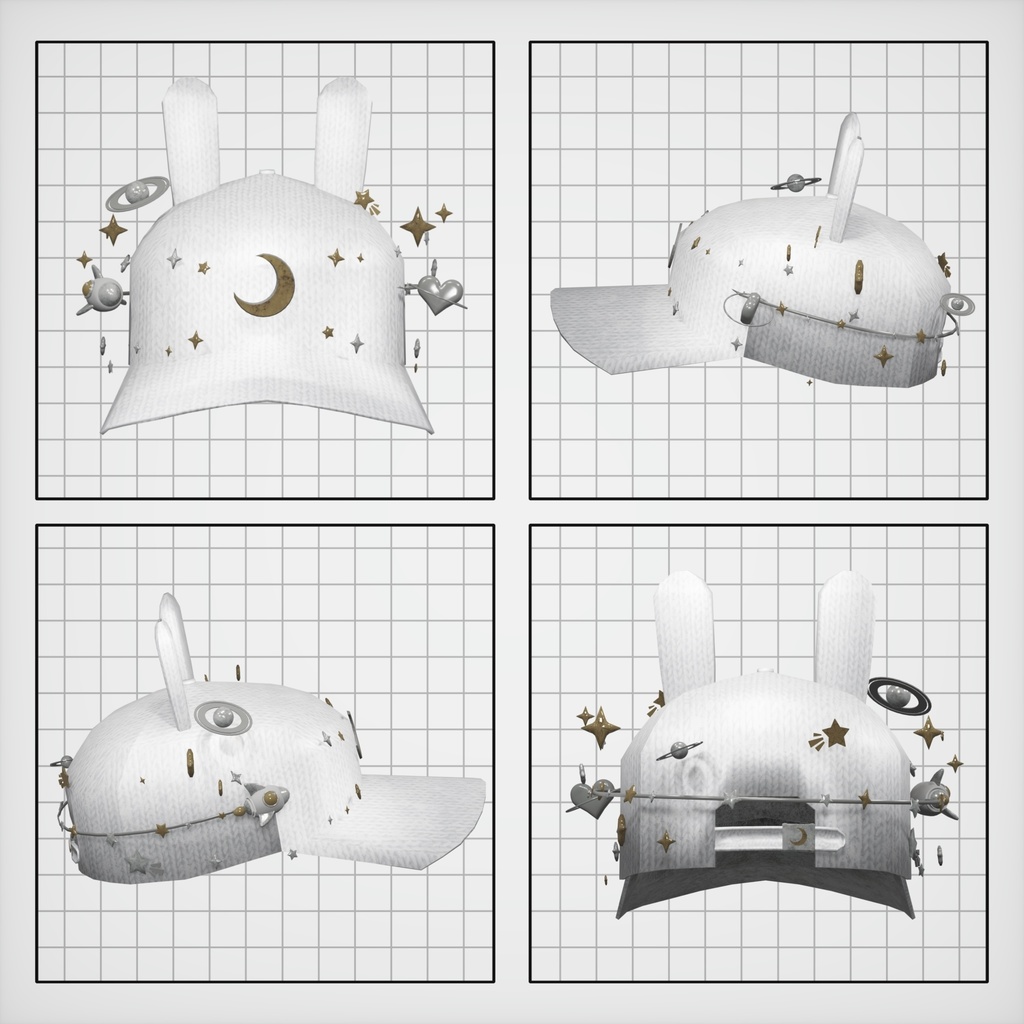 星屑とみみキャップ