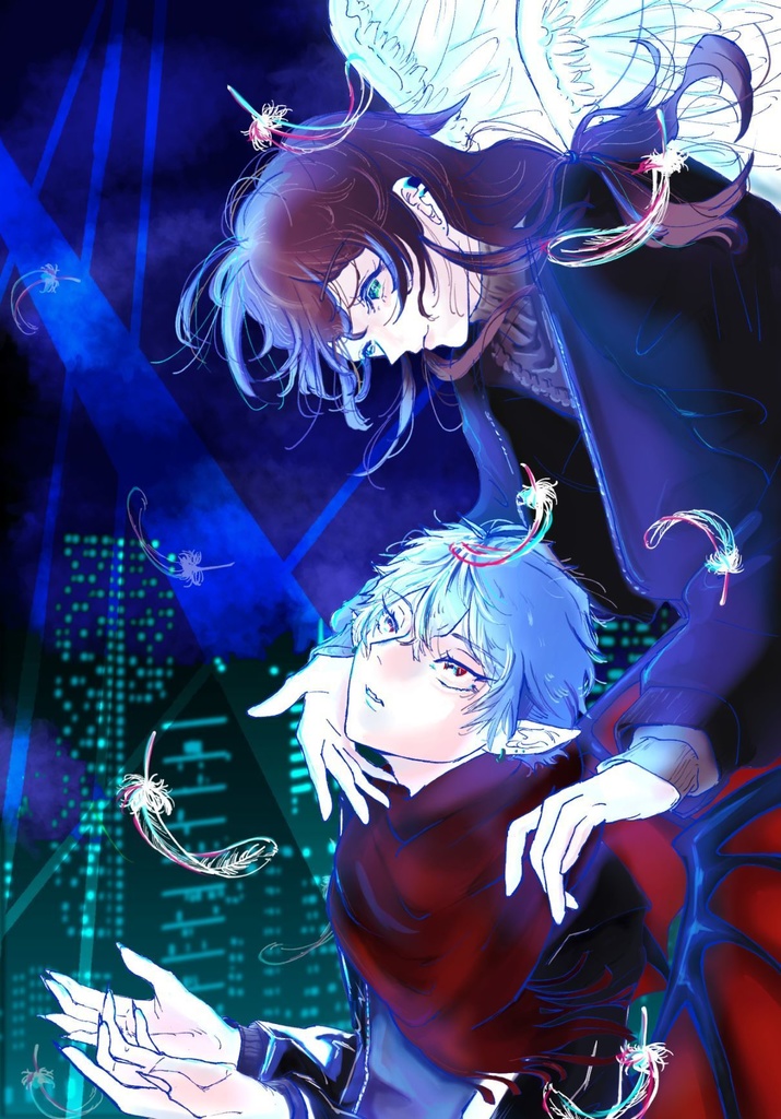 誰もいない舞台で笑いあう