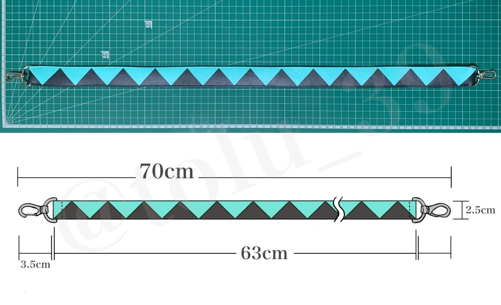 初音ミクベルト型アクセサリー