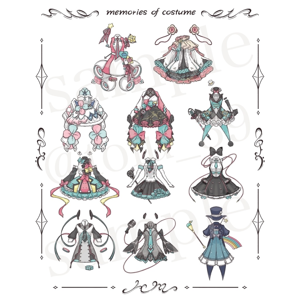 マジミラ衣装Tシャツ【白】