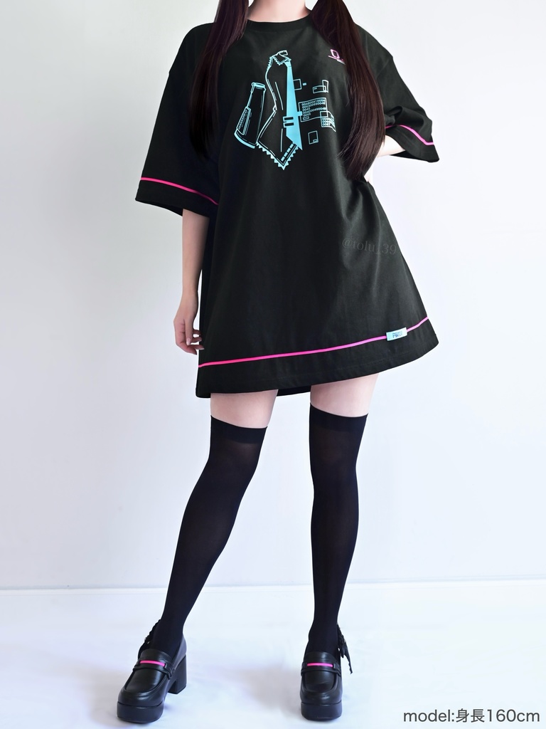 オーバーサイズTシャツワンピース