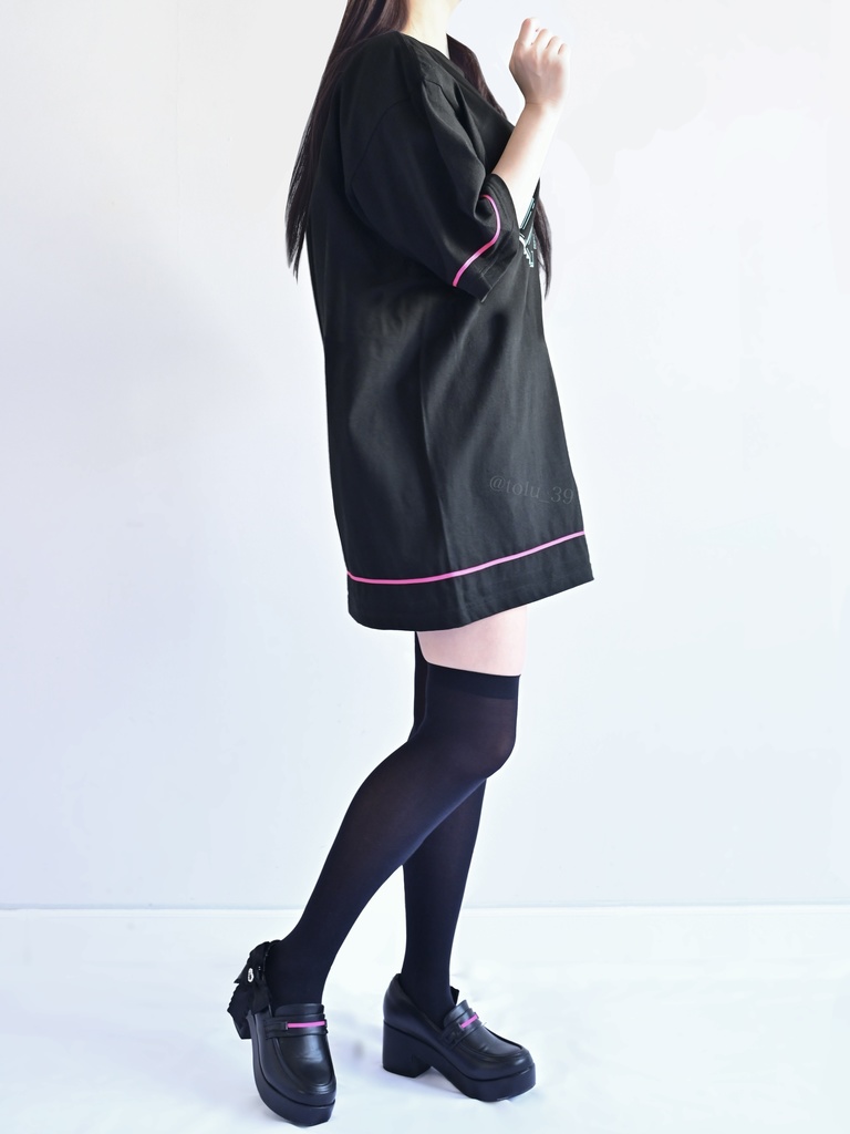 オーバーサイズTシャツワンピース