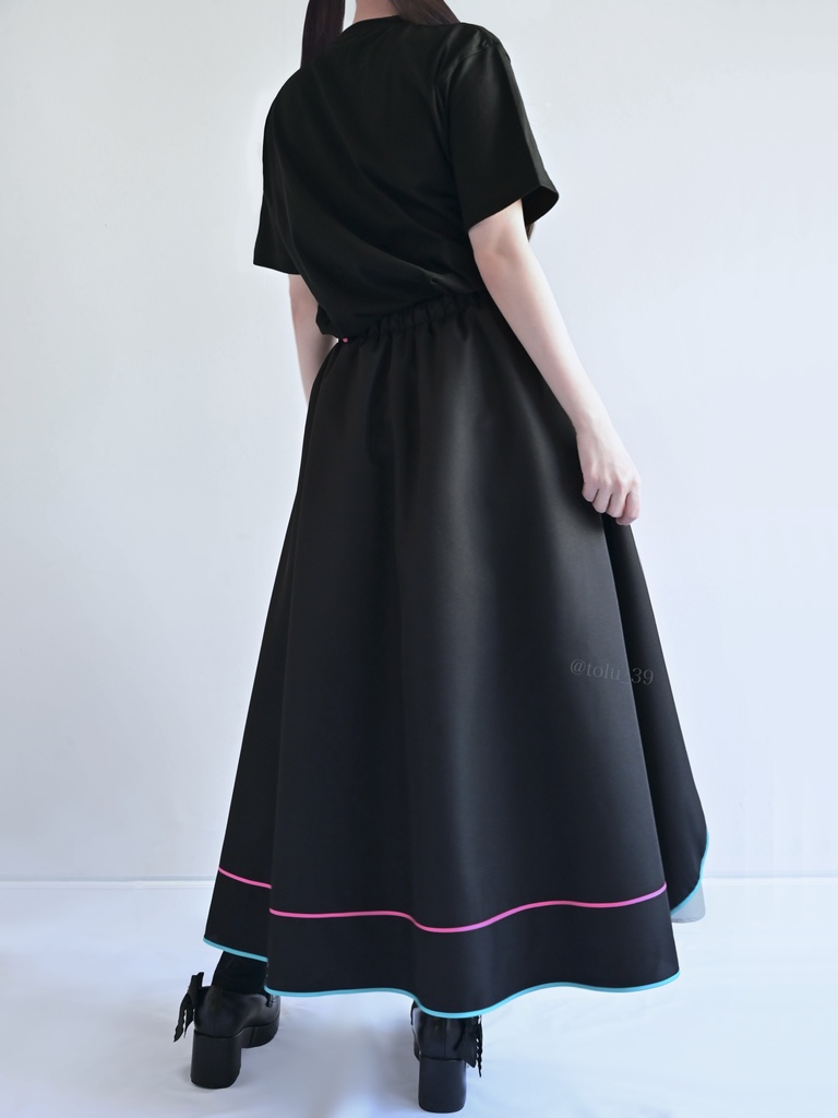 ミクモチーフスカートver.3