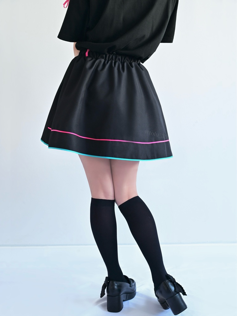 ミクモチーフスカートver.3