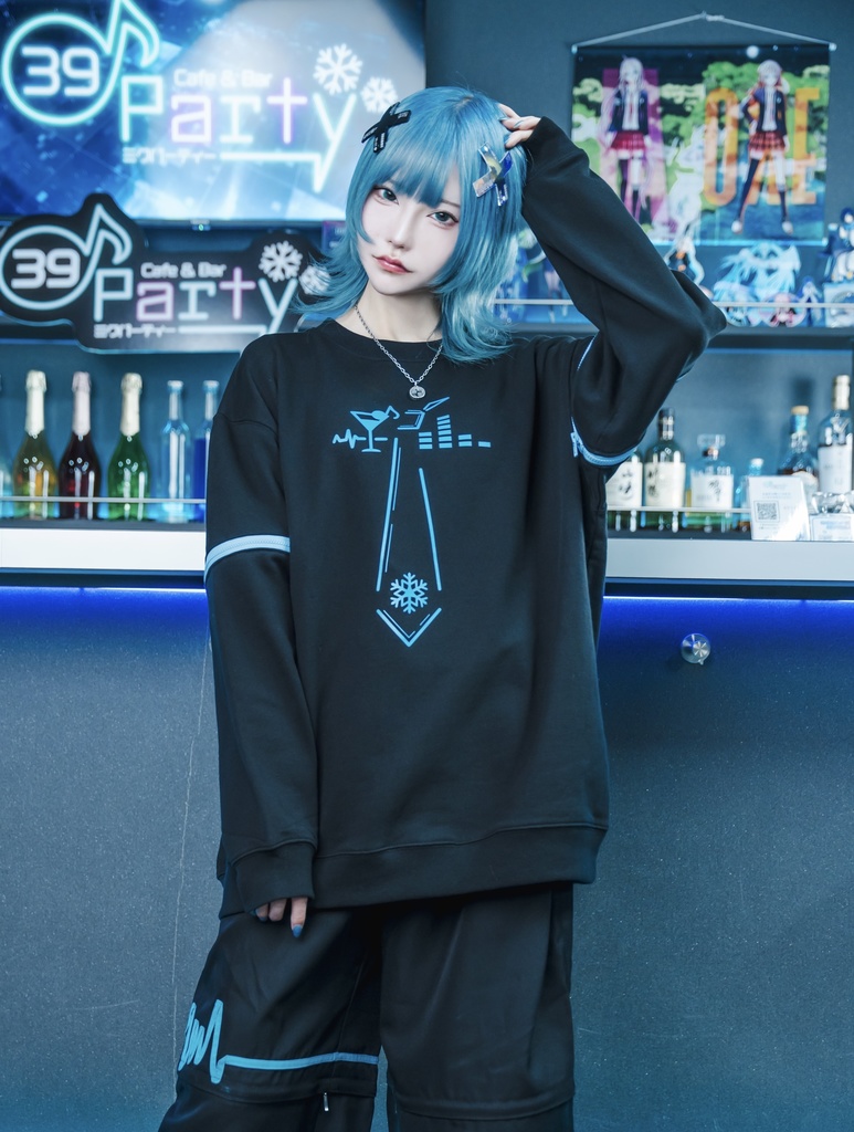 【みくぱコラボアイテム】スリーブ切り替えスウェット