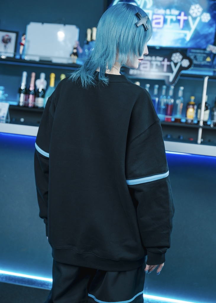 【みくぱコラボアイテム】スリーブ切り替えスウェット