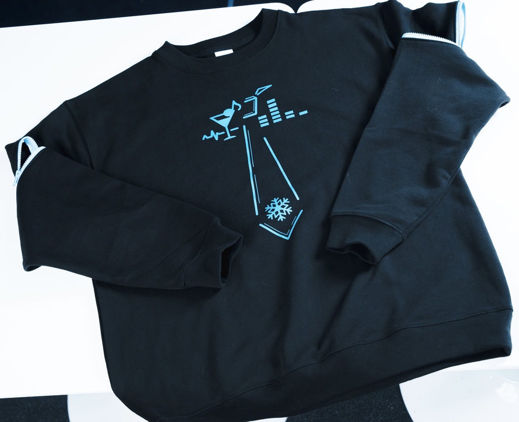 【みくぱコラボアイテム】スリーブ切り替えスウェット