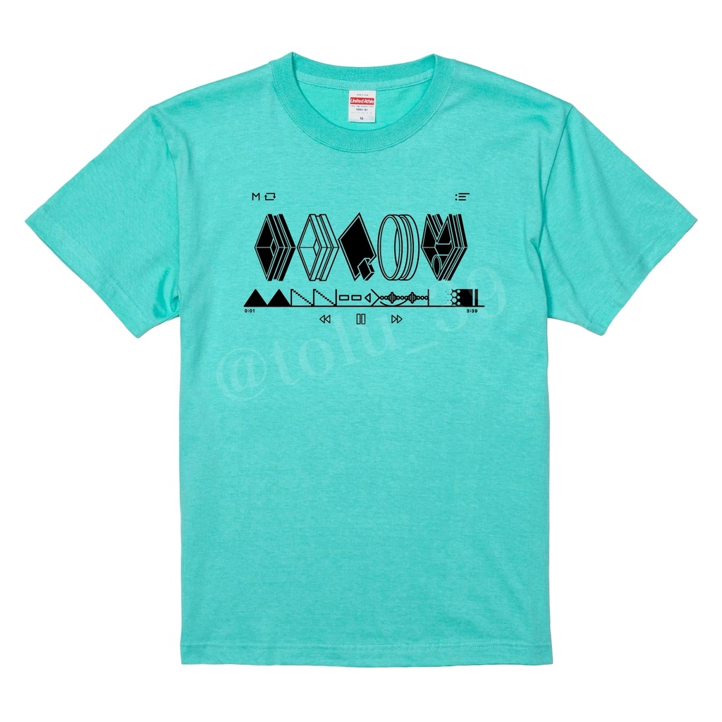 ミクカラーロゴTシャツ