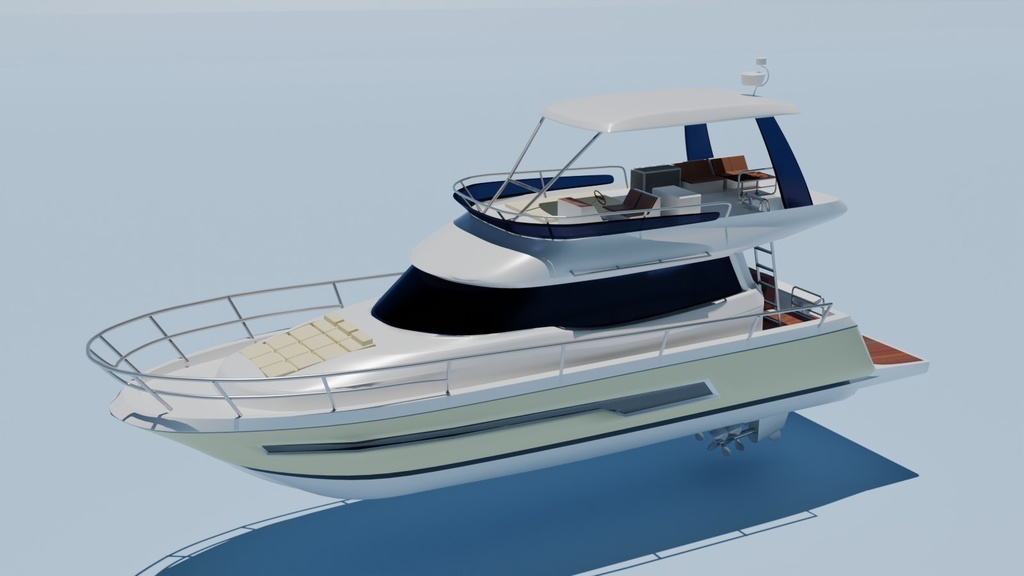 クルーザー3Dモデル