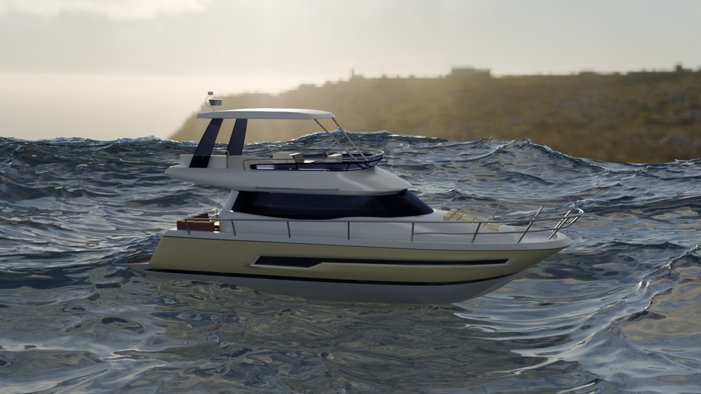 クルーザー3Dモデル