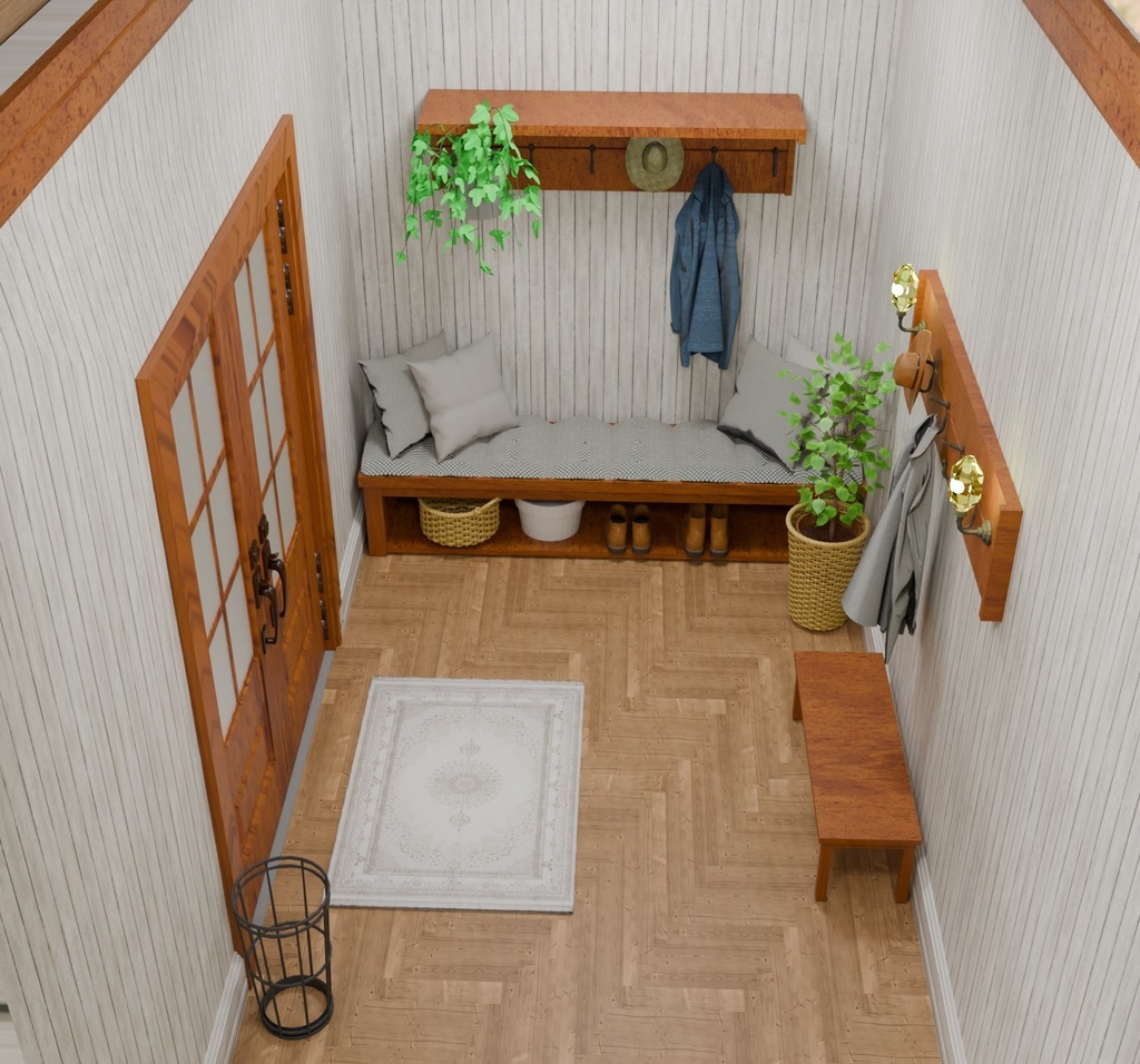 アンティークな玄関