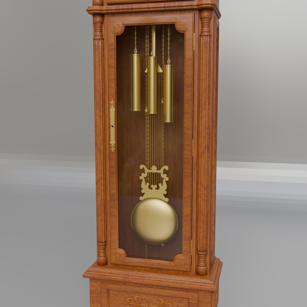 ●Blenderて作ったホールクロック