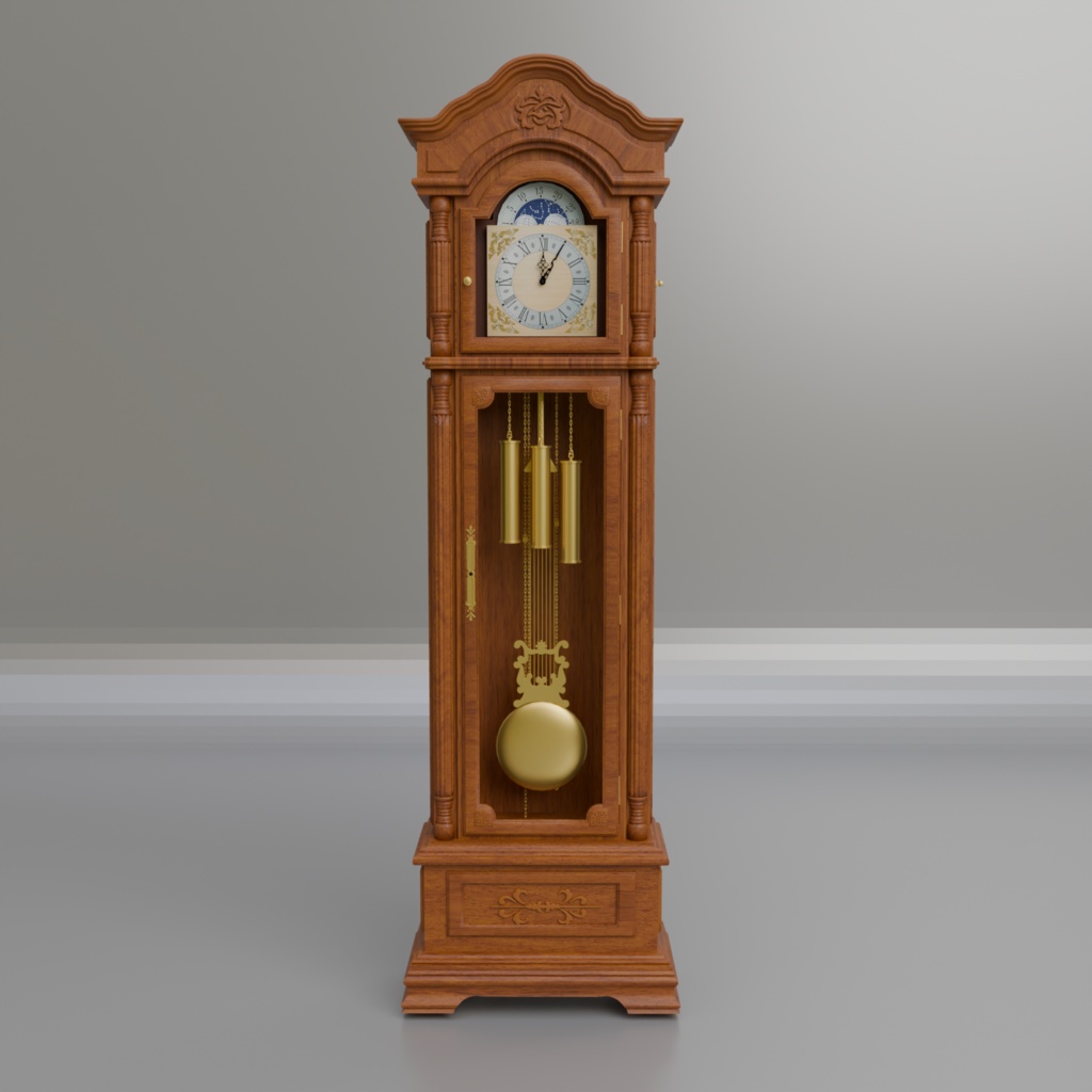 ●Blenderて作ったホールクロック