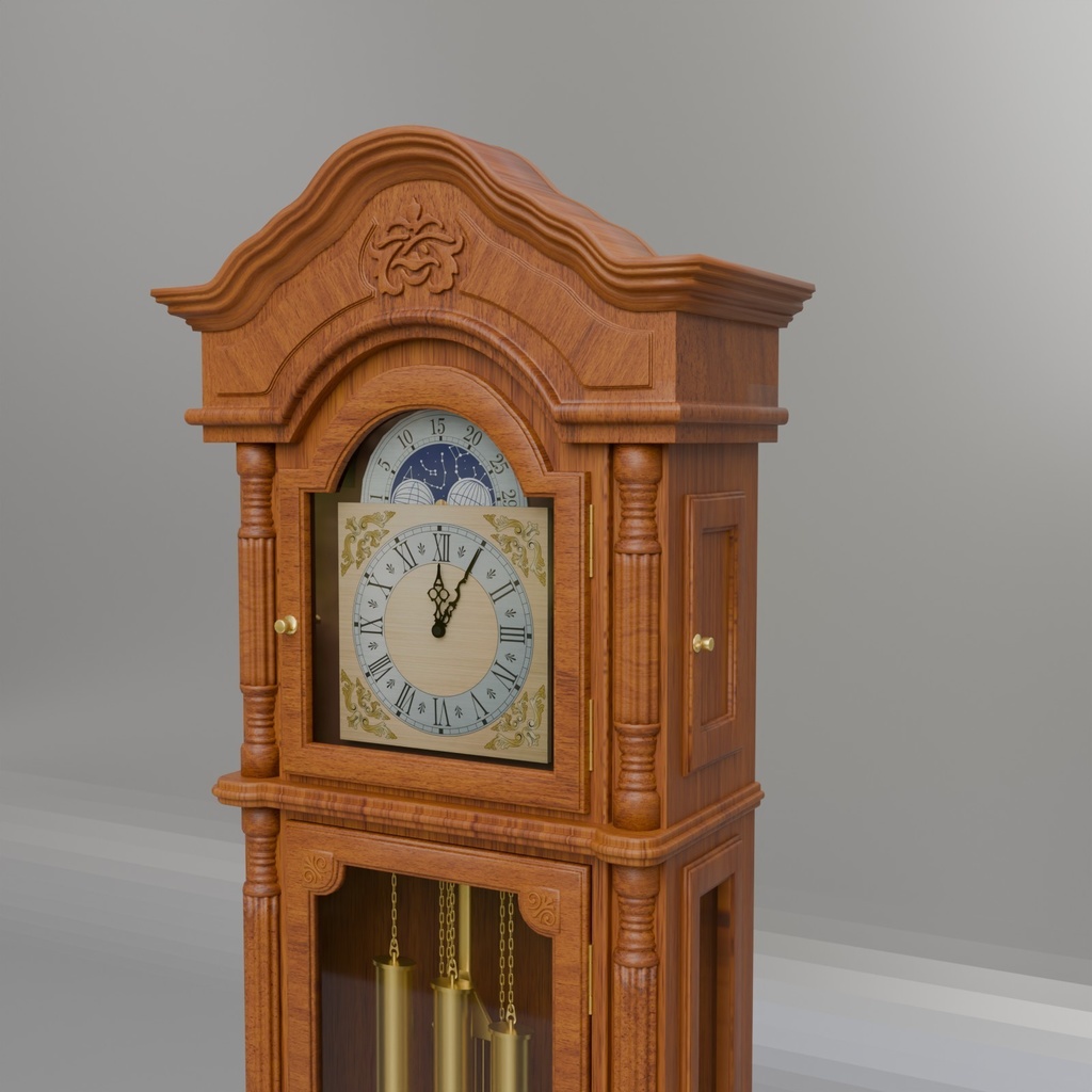 ●Blenderて作ったホールクロック