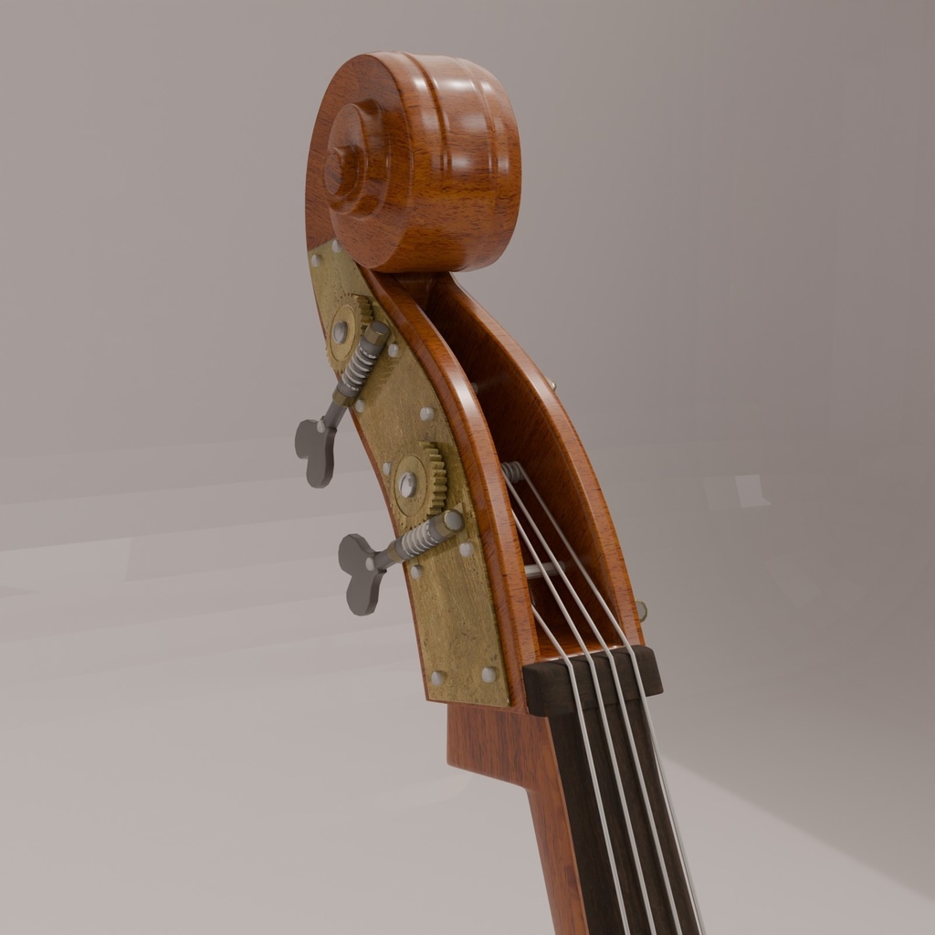 Blenderて作ったコントラバス