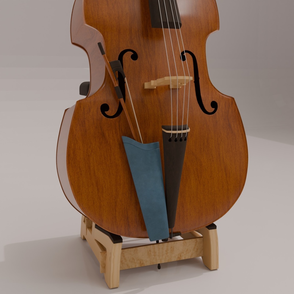 Blenderて作ったコントラバス