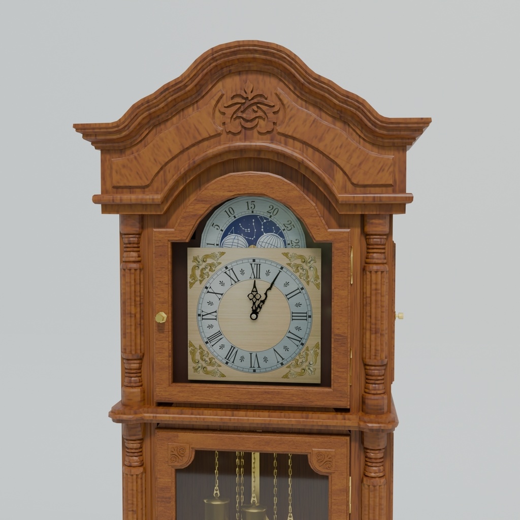 VRChat対応の柱時計~アンティークシリーズ