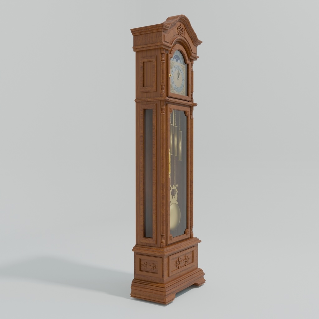 VRChat対応の柱時計~アンティークシリーズ