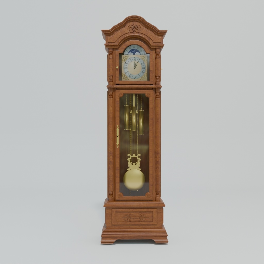 VRChat対応の柱時計~アンティークシリーズ