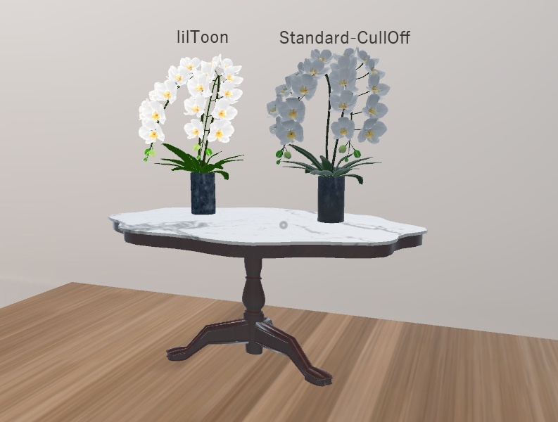 胡蝶蘭の鉢植え VRC対応装飾品 花シリーズ shader2種