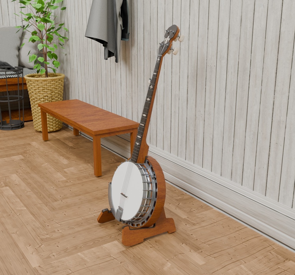 バンジョー VRC対応装飾用楽器~楽器シリーズ