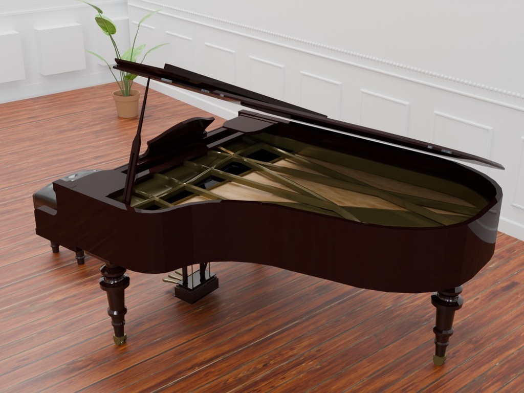 グランドピアノ VRC対応装飾用楽器~楽器シリーズ