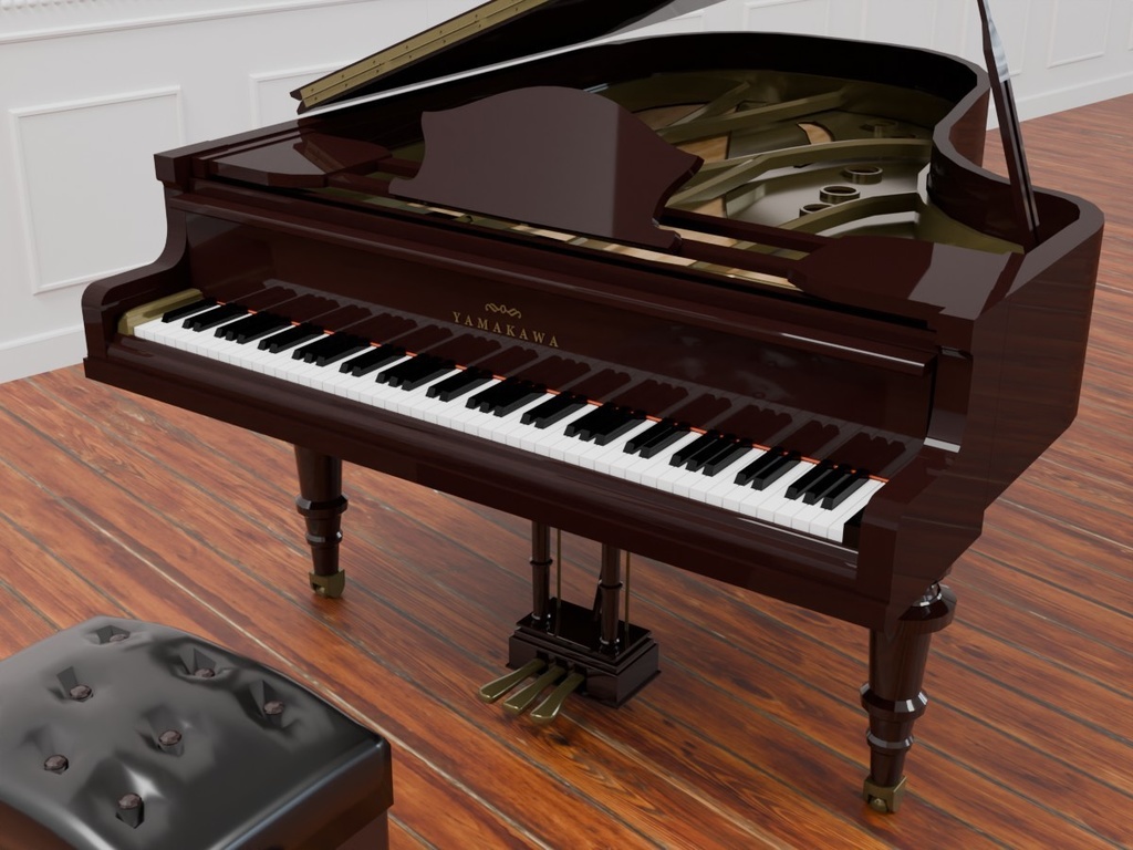 グランドピアノ VRC対応装飾用楽器~楽器シリーズ