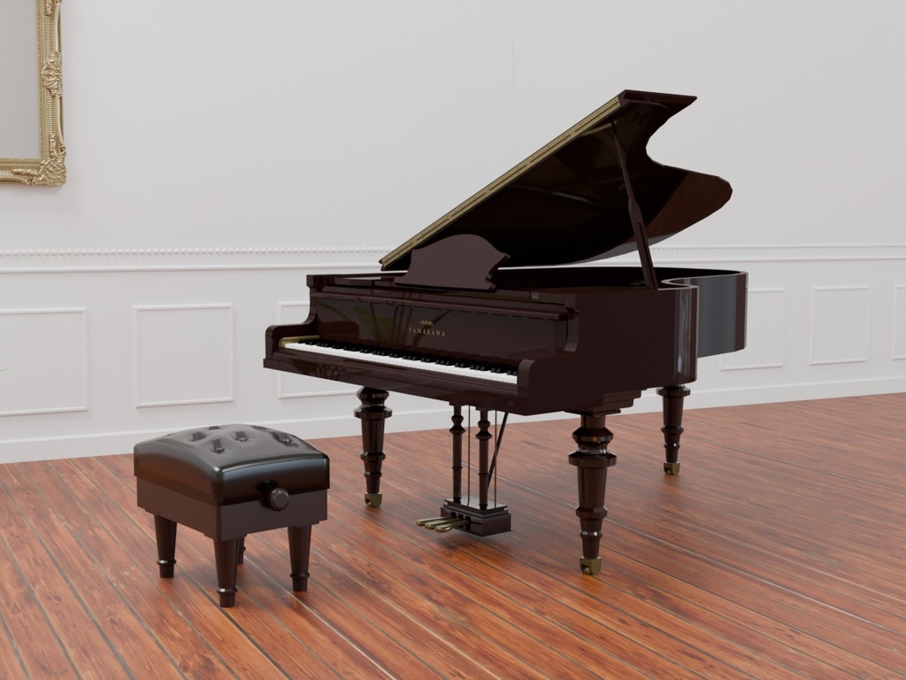 グランドピアノ VRC対応装飾用楽器~楽器シリーズ