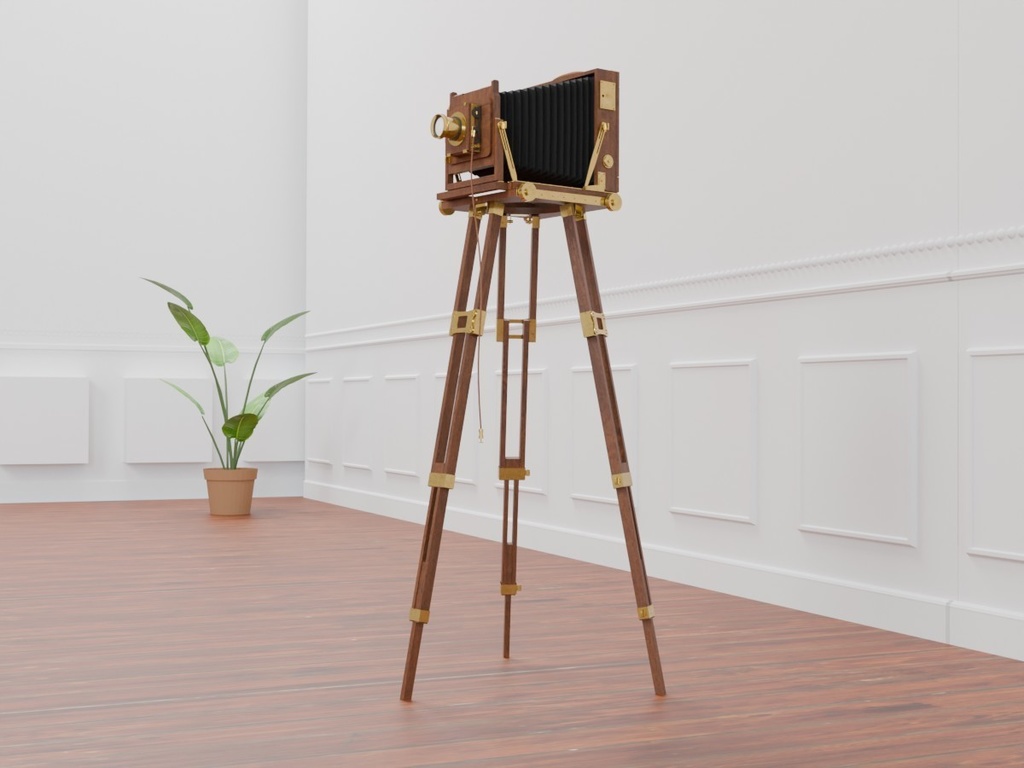 蛇腹式カメラ フォールディングカメラ VRC対応装飾用品~アンティークシリーズ