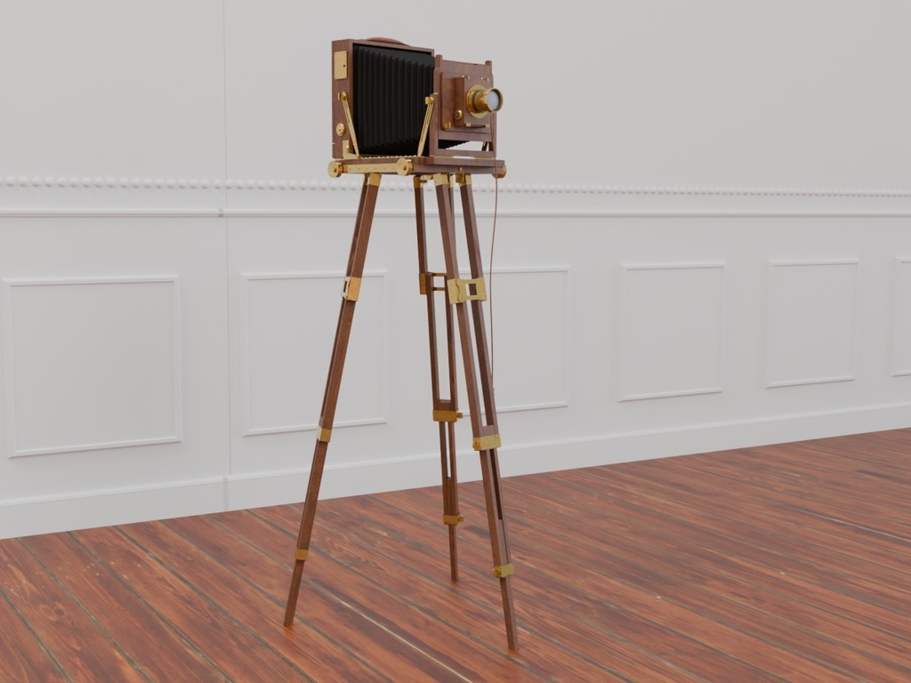 蛇腹式カメラ フォールディングカメラ VRC対応装飾用品~アンティークシリーズ