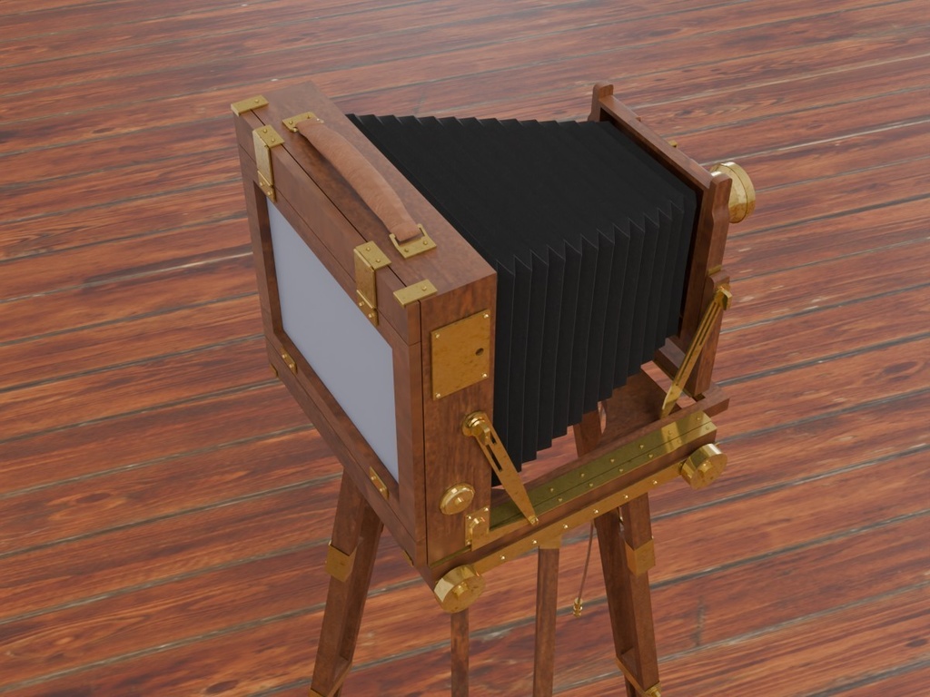 蛇腹式カメラ フォールディングカメラ VRC対応装飾用品~アンティークシリーズ