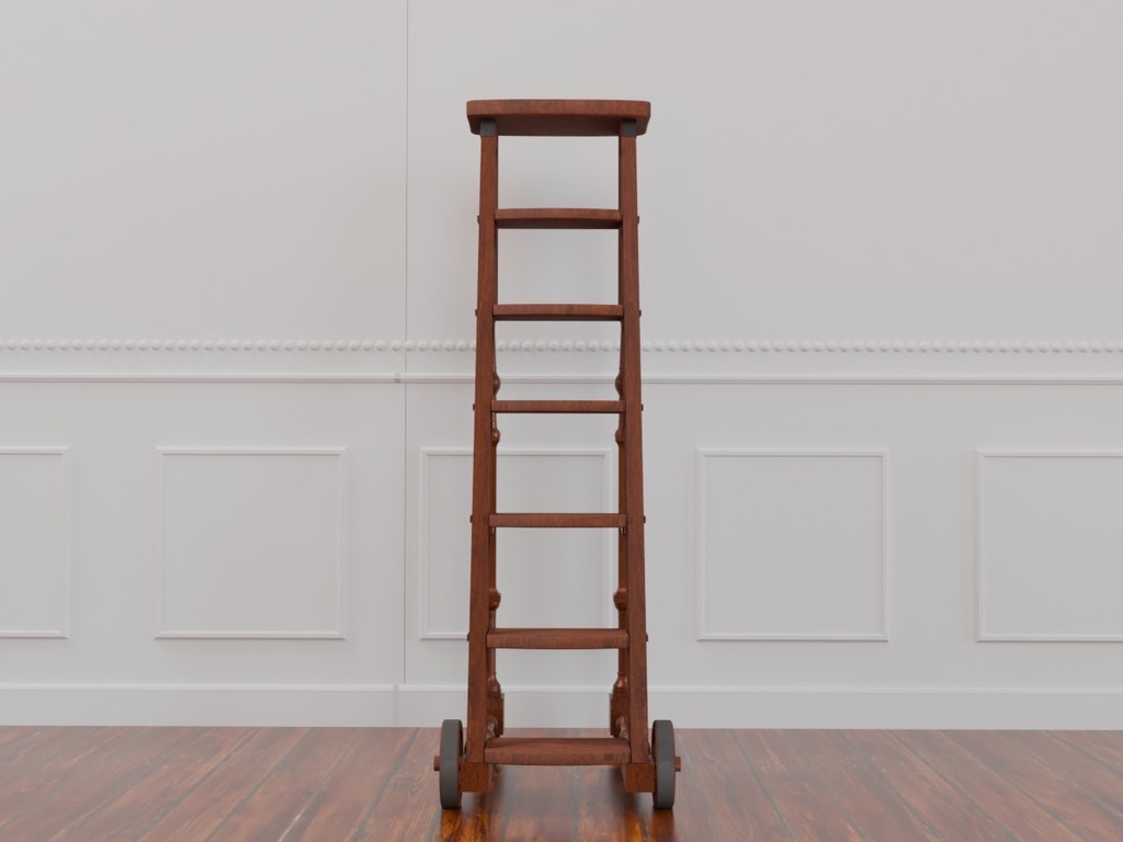 図書館梯子 ライブラリーラダー VRC対応装飾家具~アンティークシリーズ