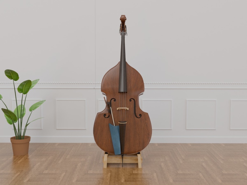 コントラバス VRC対応装飾楽器~楽器シリーズ