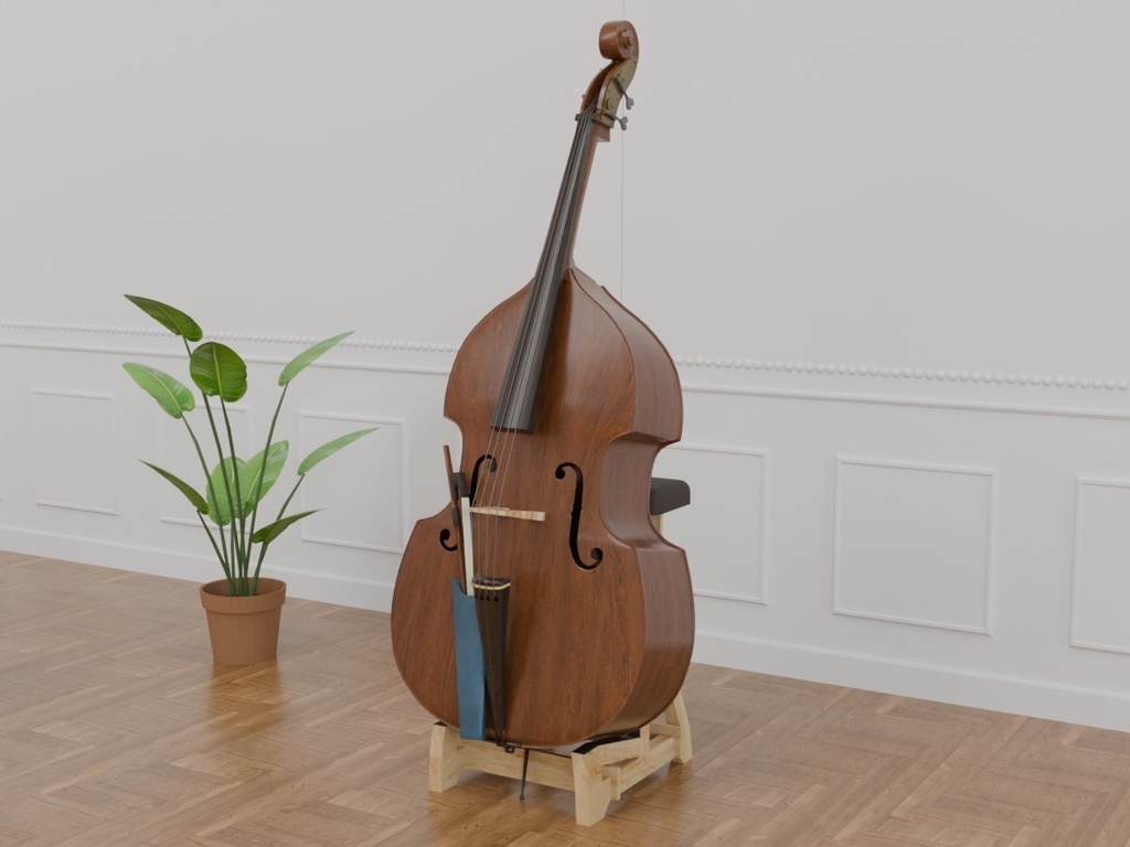 コントラバス　VRC対応装飾楽器～楽器シリーズ