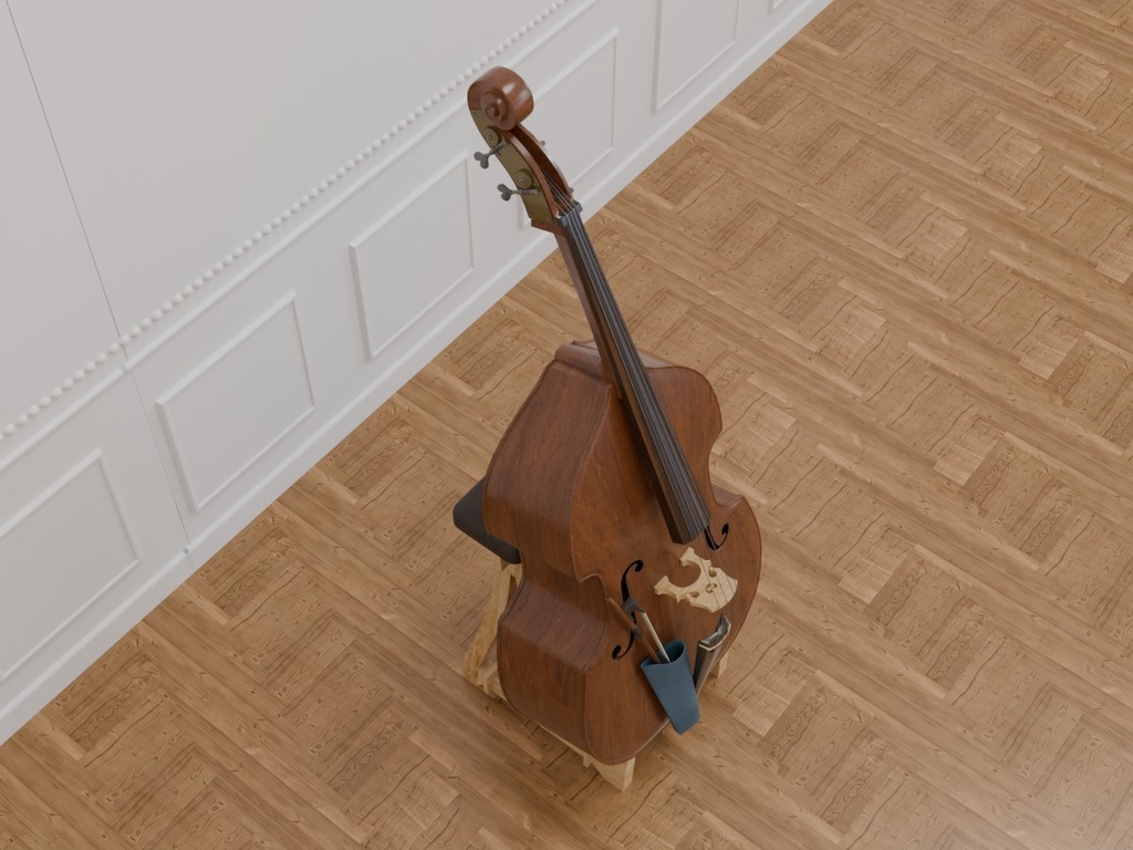 コントラバス VRC対応装飾楽器~楽器シリーズ