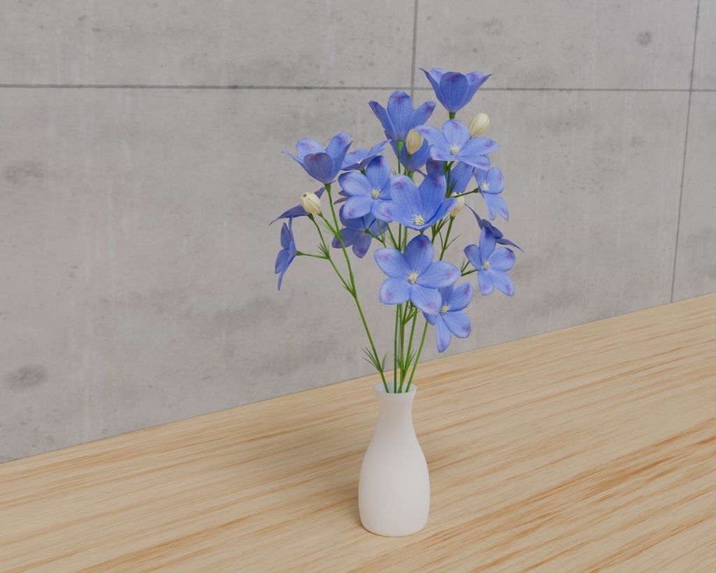 デルフィニウム VRC対応装飾花~花シリーズ