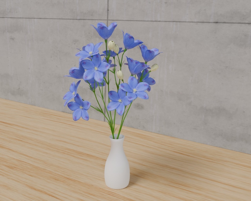 デルフィニウム VRC対応装飾花~花シリーズ