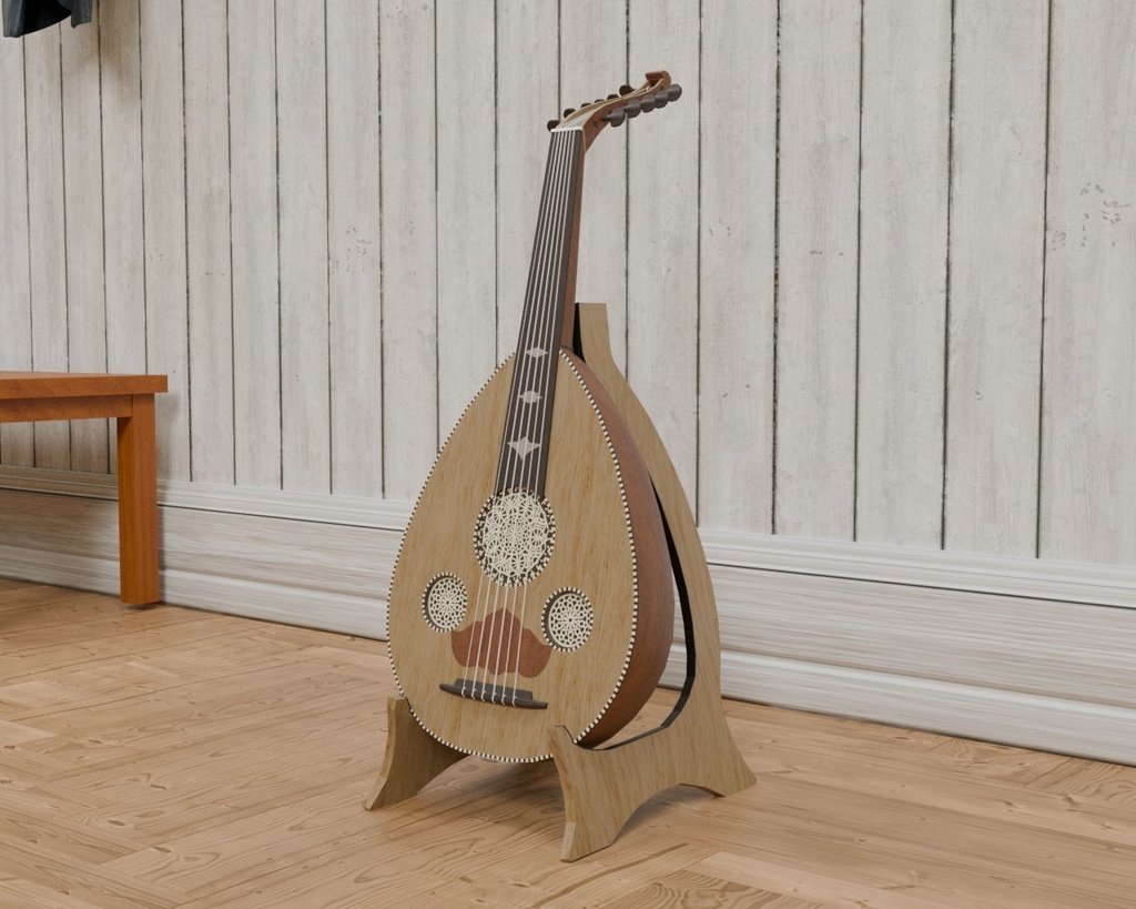 トルコ ウード　VRC対応室内装飾品～楽器シリーズ