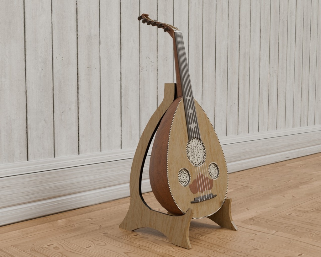 トルコ ウード VRC対応室内装飾品~楽器シリーズ