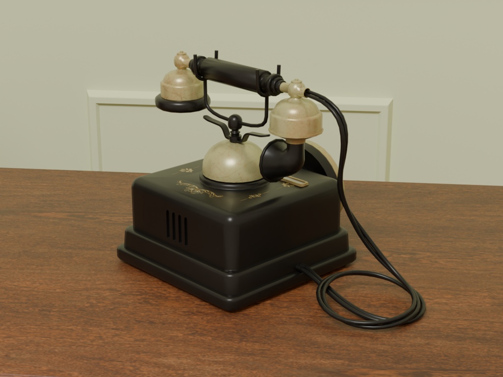 アンティーク電話機 VRC対応室内装飾品~アンティークシリーズ