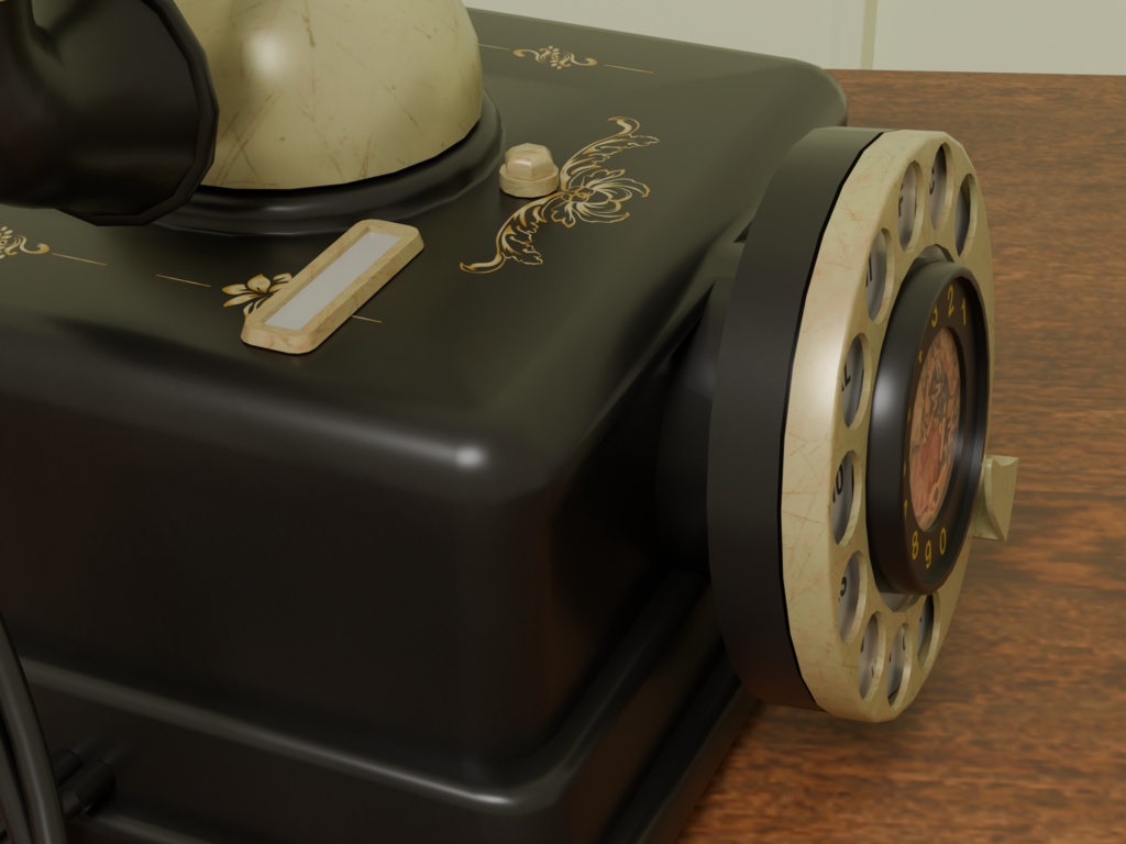 アンティーク電話機 VRC対応室内装飾品~アンティークシリーズ