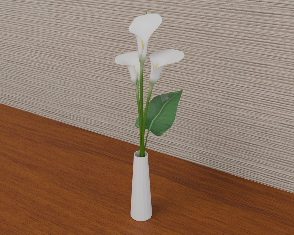 カラー VRC対応室内装飾品~花シリーズ