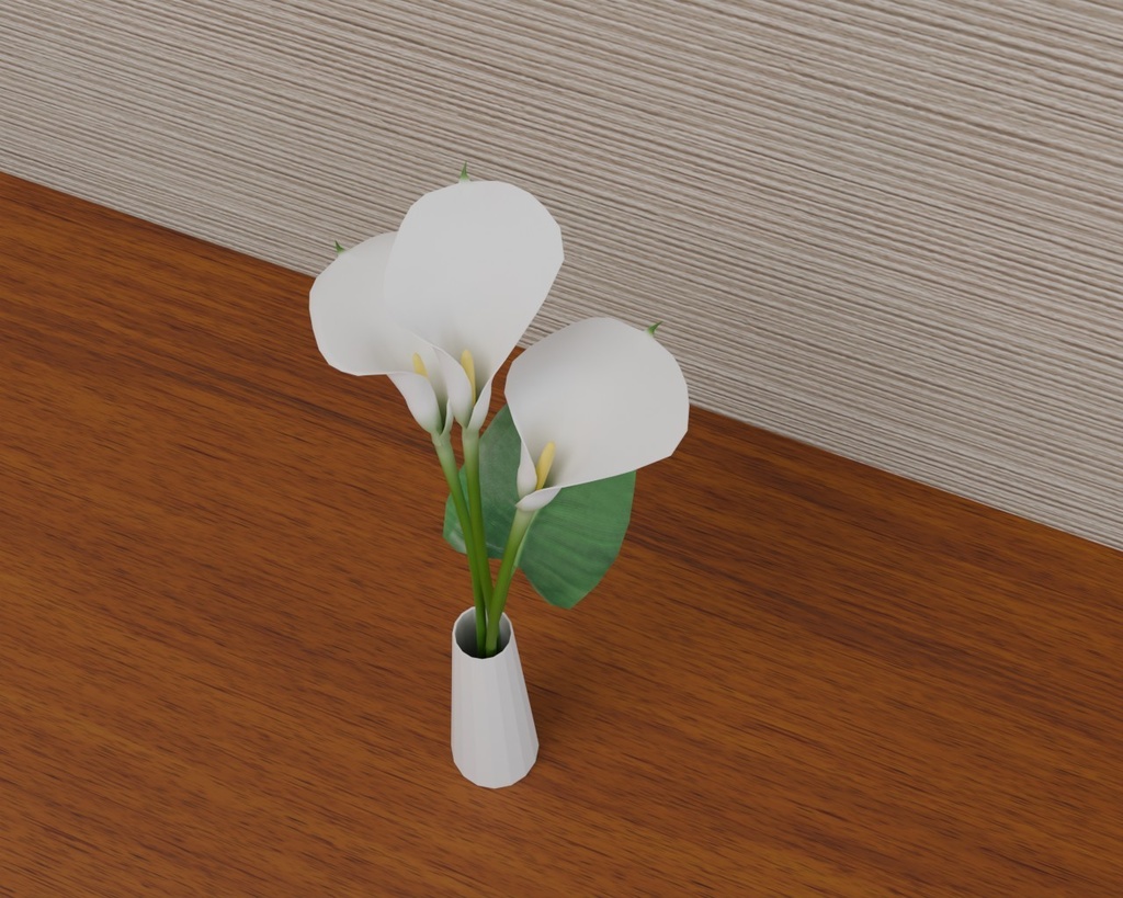 カラー VRC対応室内装飾品~花シリーズ