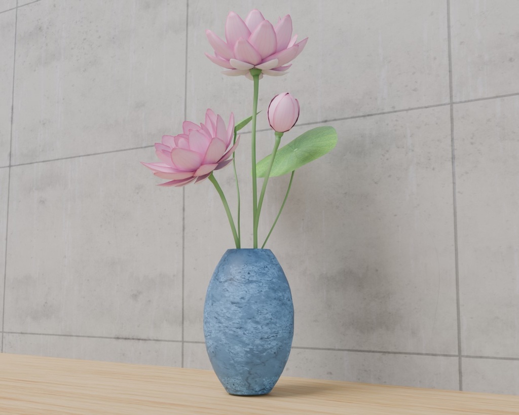 ハス・ロータス VRC対応室内装飾品~花シリーズ