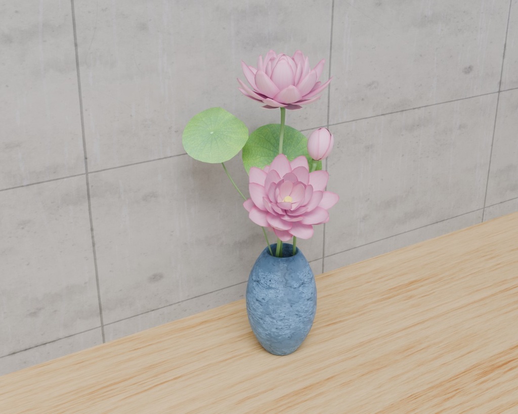ハス・ロータス VRC対応室内装飾品~花シリーズ