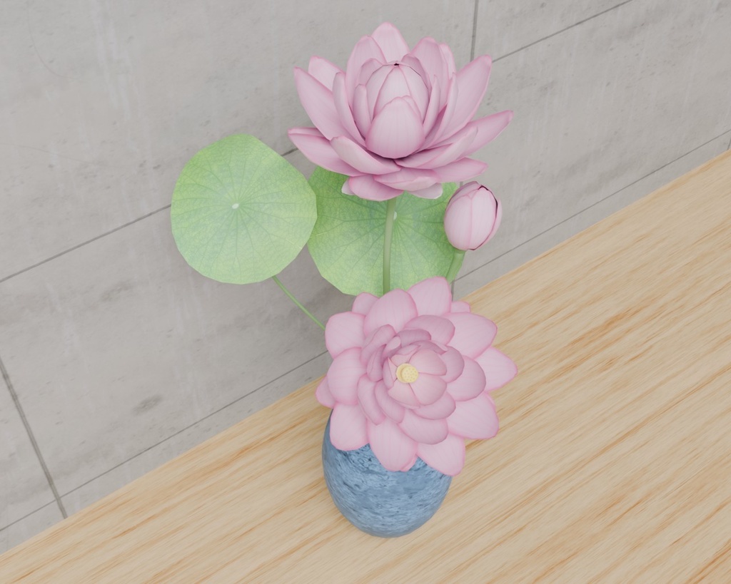 ハス・ロータス VRC対応室内装飾品~花シリーズ