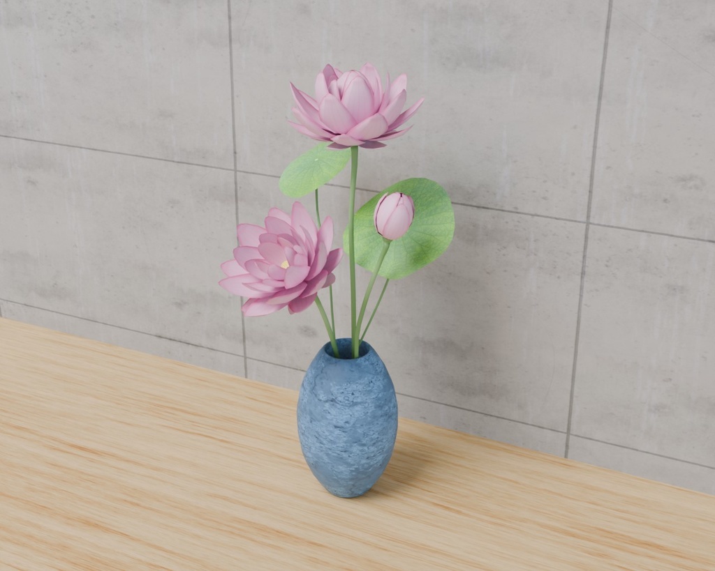 ハス・ロータス VRC対応室内装飾品~花シリーズ