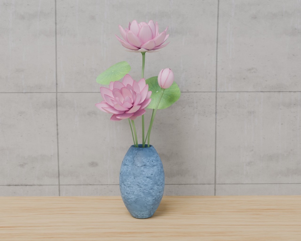 ハス・ロータス VRC対応室内装飾品~花シリーズ