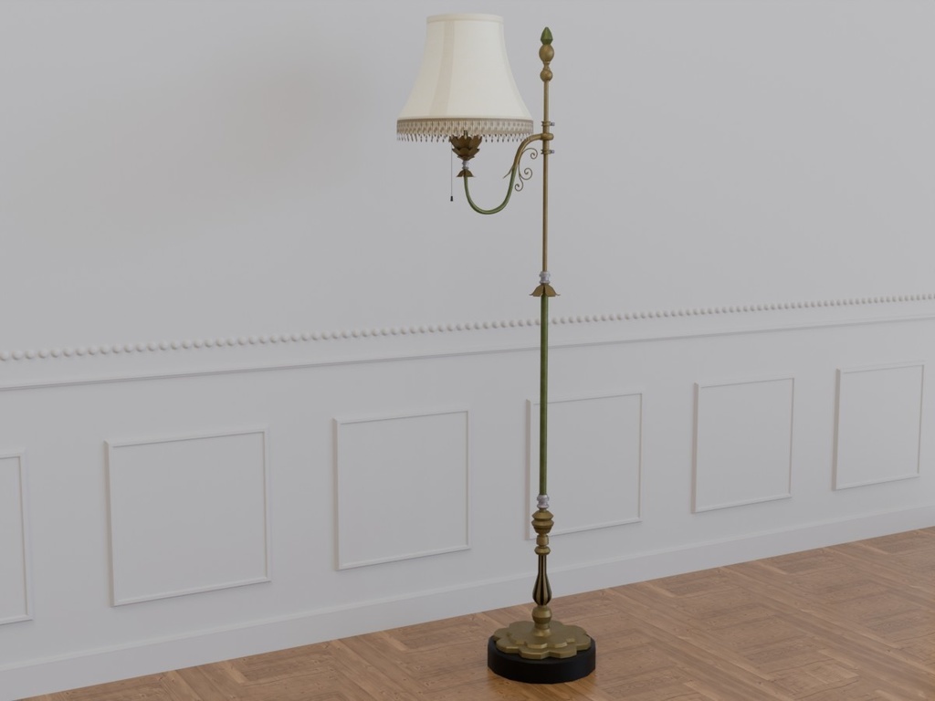 VRC対応フロアライトスタンド~アンティークシリーズ